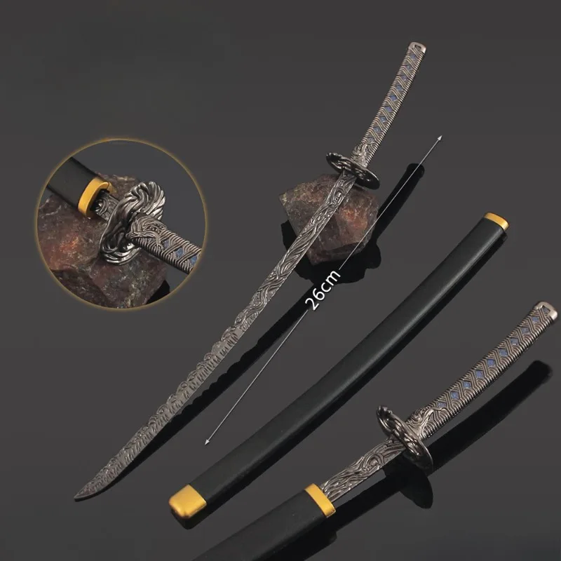 26cm Eldens Game Peripheral Star Shadow Blade Sword Weapon Alloy Model Accessories Collection Ornaments Birthday Gifts Toys Boys