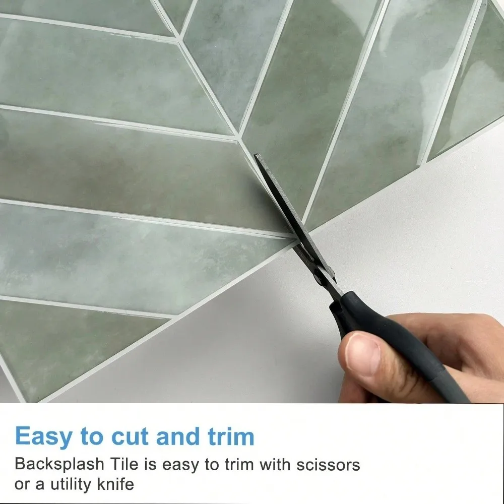 Durable Self Adhesive Tile Sticker PVC 2D Print Wall Decal Oil Proof Water Proof Floor Film For Wall Floor