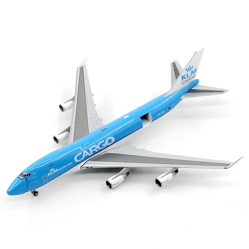 1/400 Scale GeminiJets GJKLM2077 KLM B747-400ERF PH-CKC Air Transport Carries Passengers Aircraft Model Collection Toys Gifts