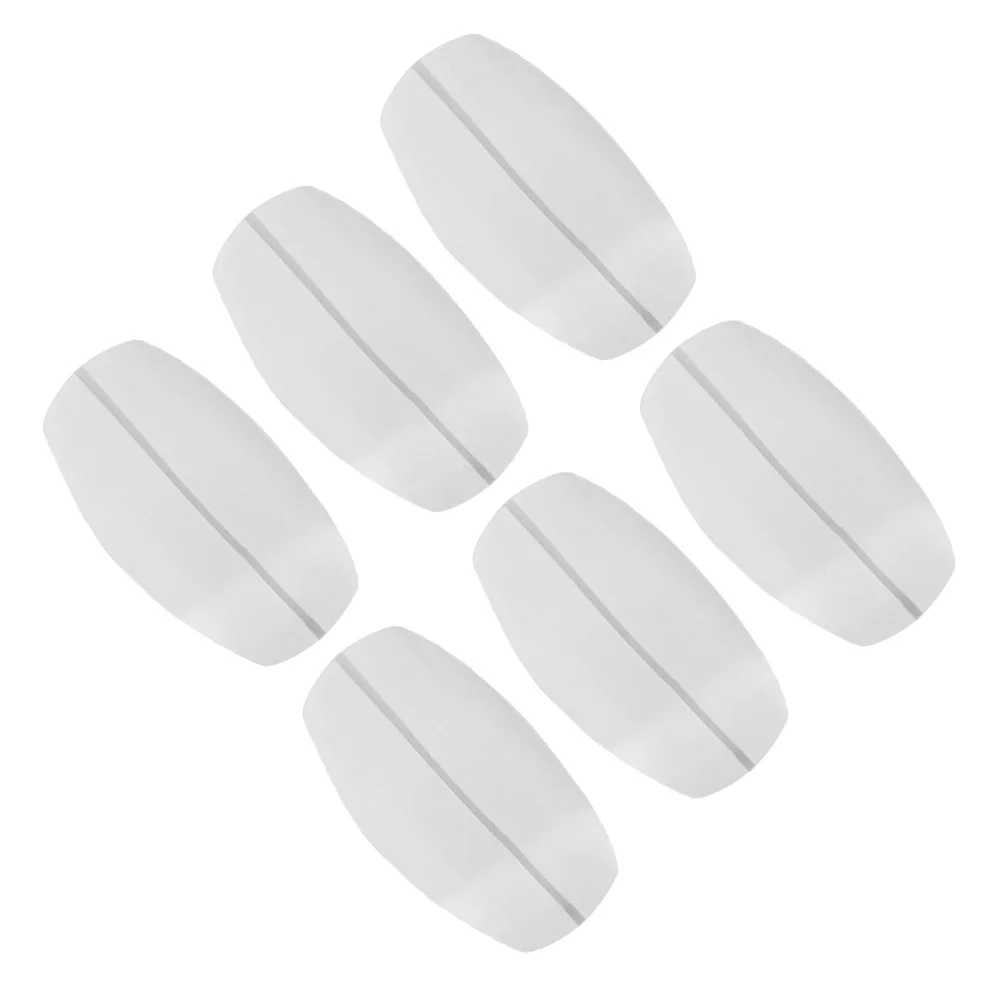 6 قطعة منصات الكتف المضادة للانزلاق سيليكون وسادة غير مرئية للنساء بسط الصدرية محسن ارتداء اليومي اللياقة البدنية تشكيل #3