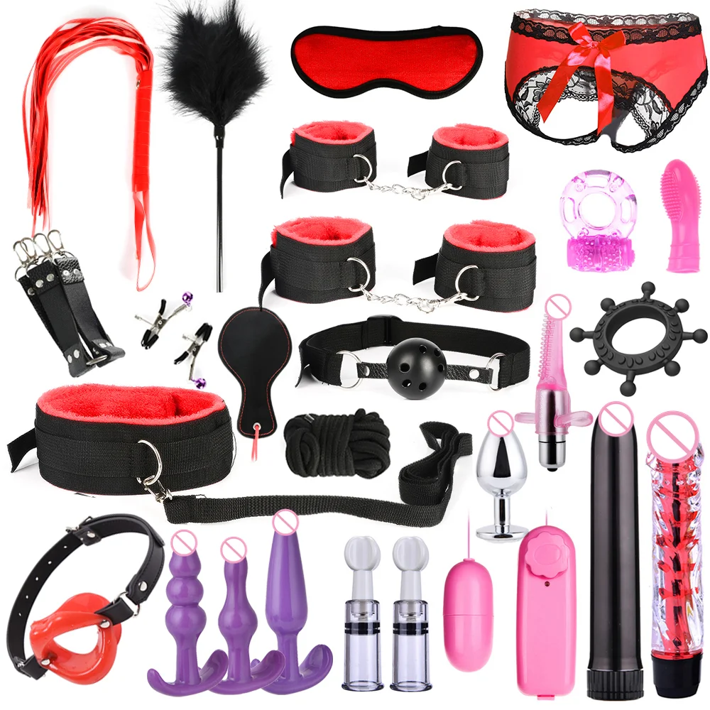 SM Handcuffs Sex Ankle Cuff BDSM Bondage Restraints Soft Plush Handcuff Adult Game 18+ Erotic Couple Sextoy Sex Supplies Shop view 3