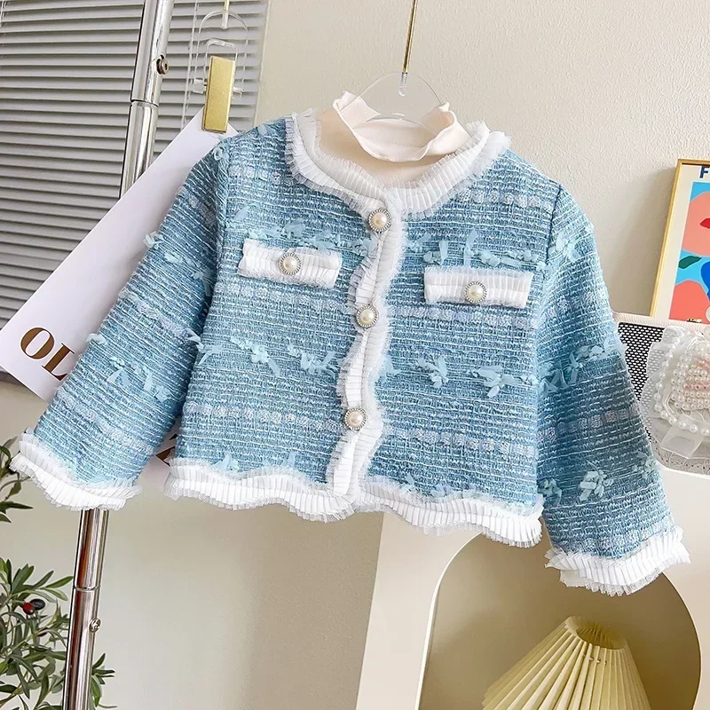 

New Girls Clothes Winter Baby Girls Coat Clothes for 1-10Years Children's Thickened Cotton Jacket Kids Elegant Sweet Loose Coat