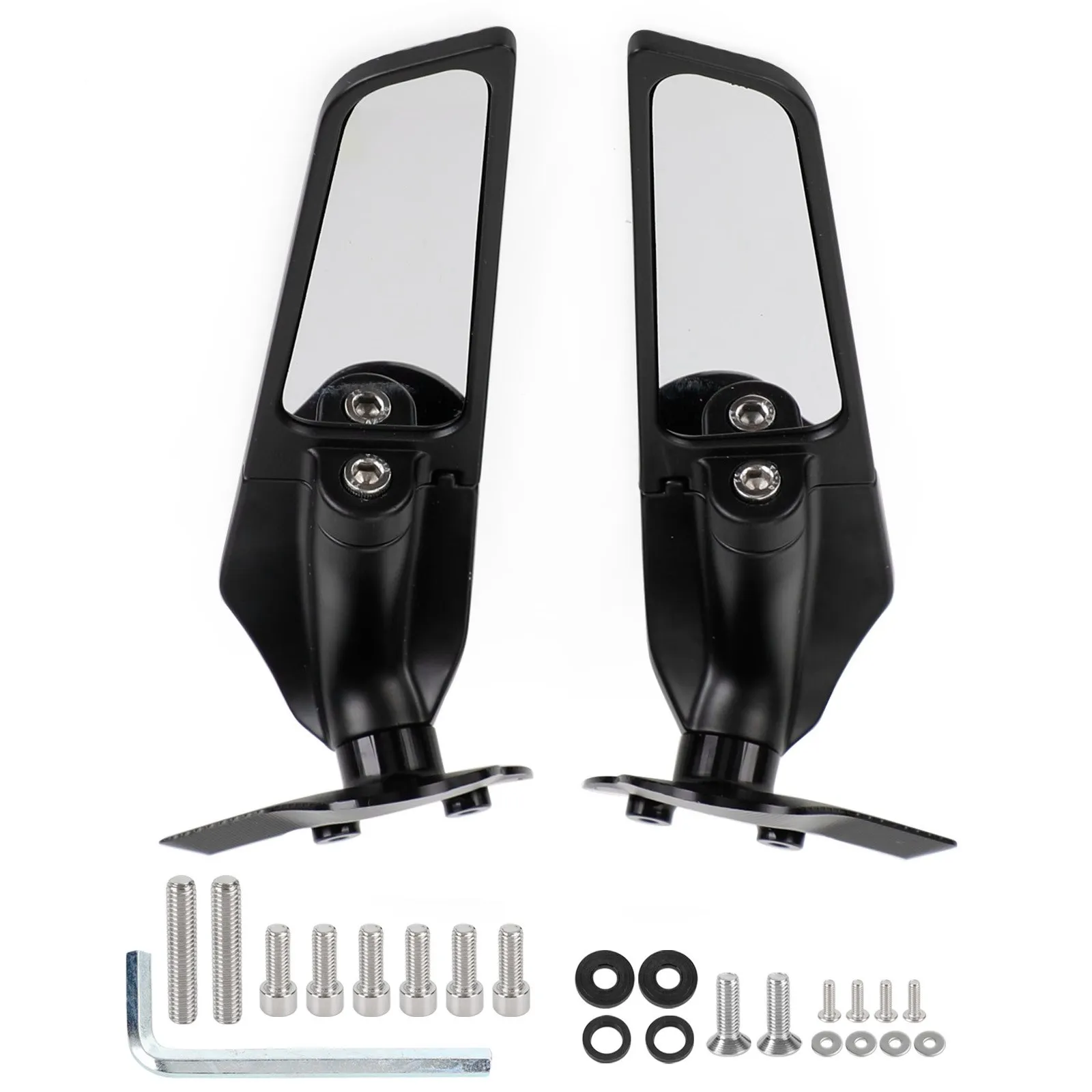 

Swivel Wing Fin Rearview Mirrors for Yamaha YZF-R6 2017-2021 YZF-R7 2021-2022