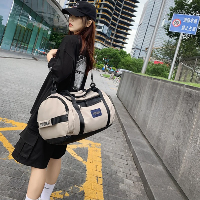 Gym Sports Bag for Women Travel Fitness Shoes Luggage Gym Accessory Men Trekking Army Waterproof Tote Handbags Shoulder Bag