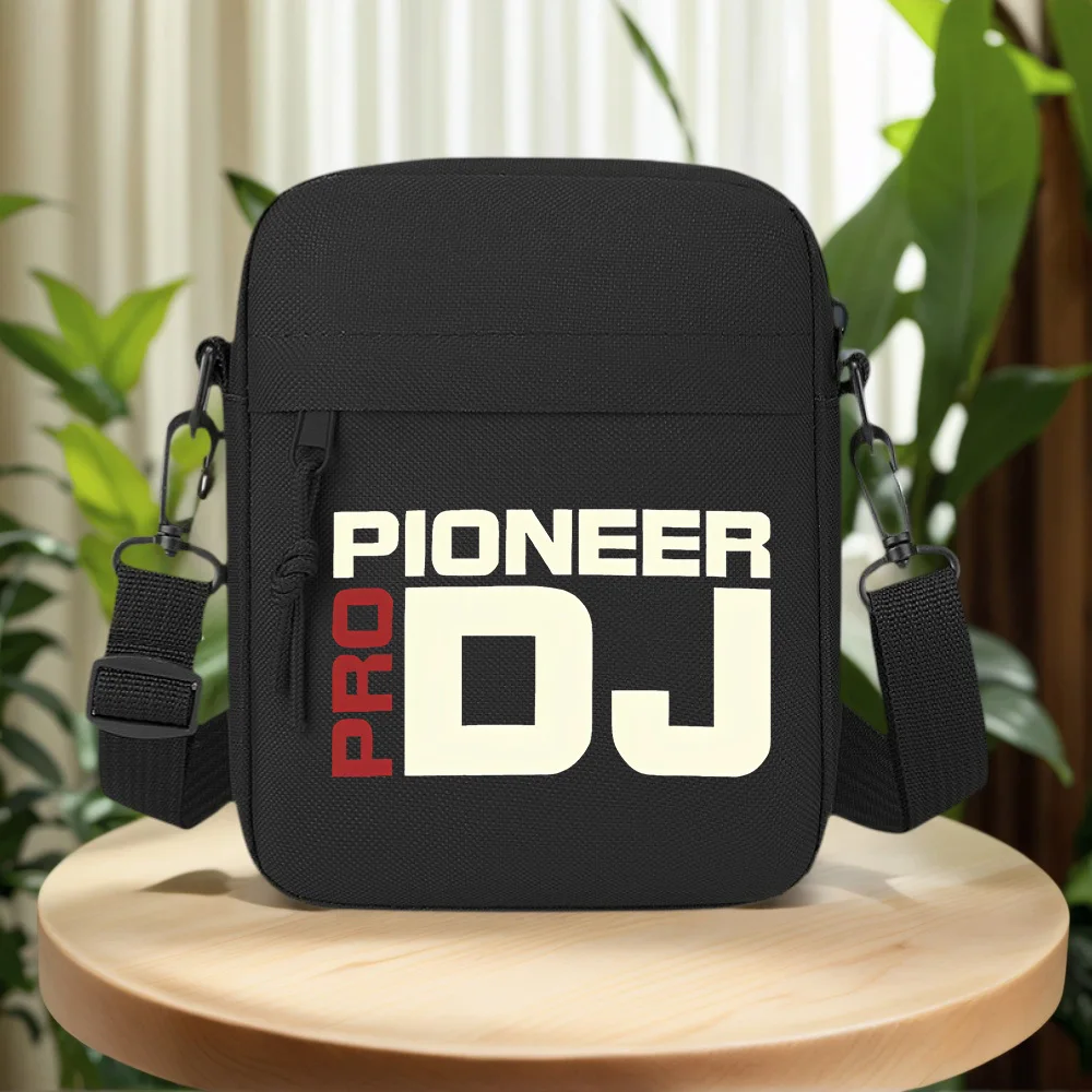 Pioneer DJ toile de fond noire Pro hommes sac à bandoulière simple épaule femmes dessin animé Film impression conception unisexe