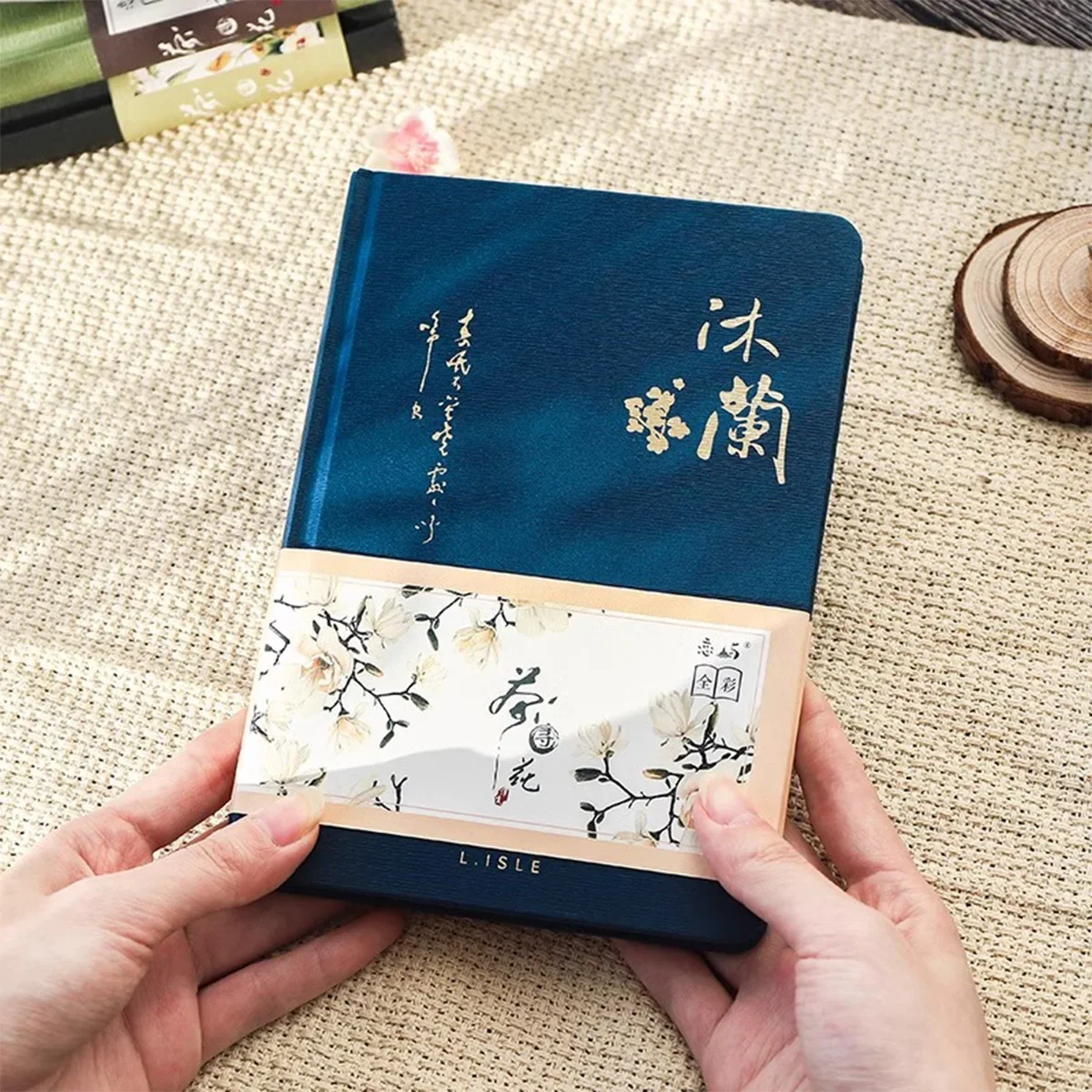 32K Retro-Notizblock im chinesischen Stil, Farbmalerei, Illustration, Innenseite, Goldprägung, Bastelhülle, Handkonto, Buch, Schreibwaren
