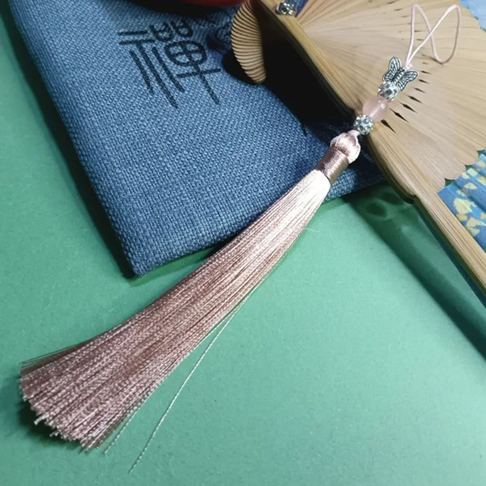 

Keychain Lucky Bookmark Tassels Lanyard DIY Crafts Tassel Car Keyring Blessing Phone Pendant Chain Fan Decor