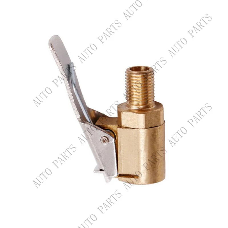A+ for 2pcs Car Air Pump Adapter 8mm Air Pump Adapter (thread) Copper Golden Connector