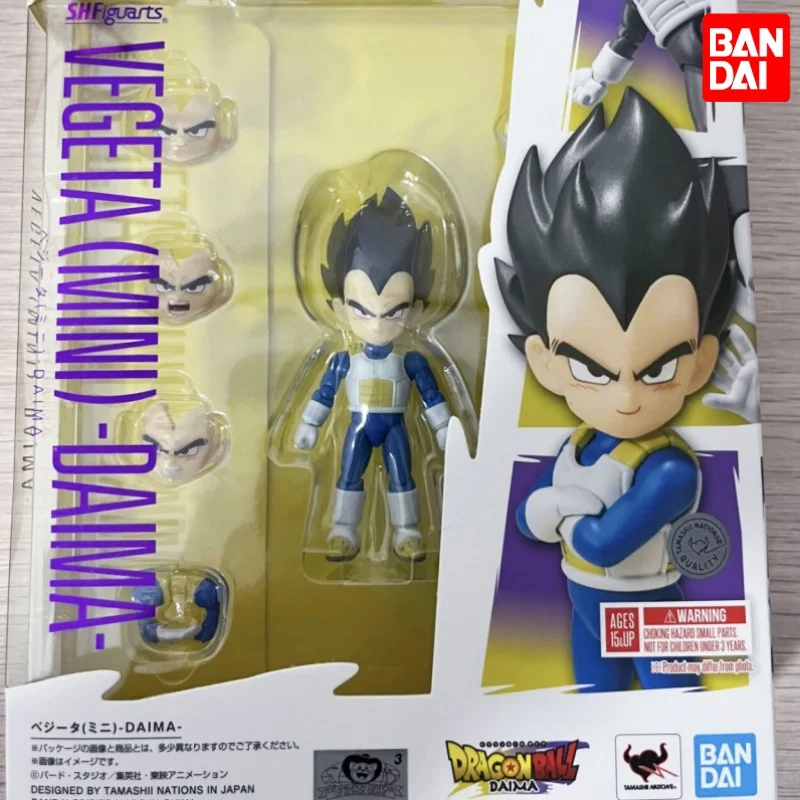 Hot Bandai S H. Figuarts Shf Dragon Ball Vegeta Mini Malaysia Anime Action Series Character Handheld Model Toy Gift