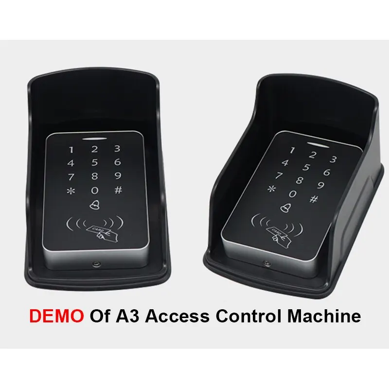 1pcs Black Plastic Waterproof Cover For Access Control Keypad Fingerprint Device Outdoor Rainproof Sunproof High Quality