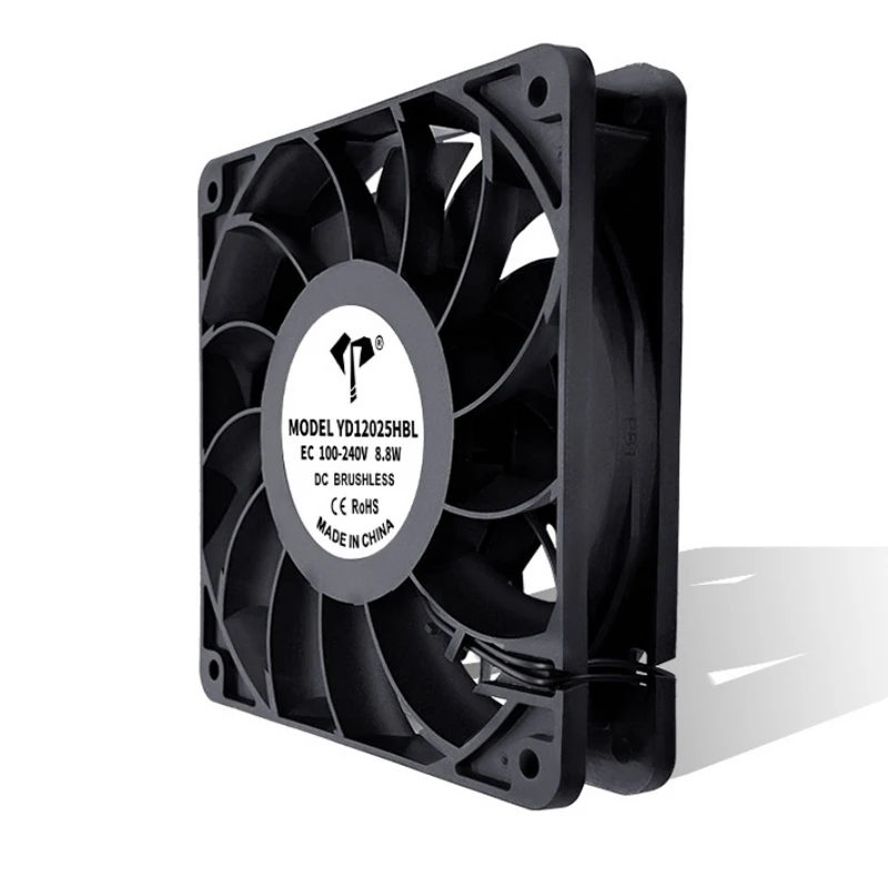 Ltsf لـ Nuevo Ventilador De Refrigazione De Alto Flujo De Aire Presuralizado Con Rodamiento De Bolas Original EC12025 100-240V D