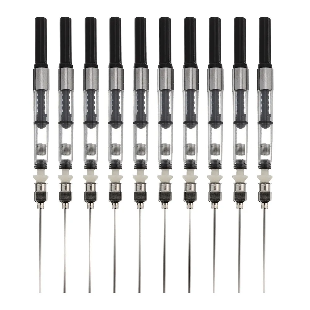 

10 шт. вспомогательных абсорберов для чернил из высококачественного материала, легко чистятся, легкий и компактный дизайн, для поглощения чернил в перьевых ручках, для студентов