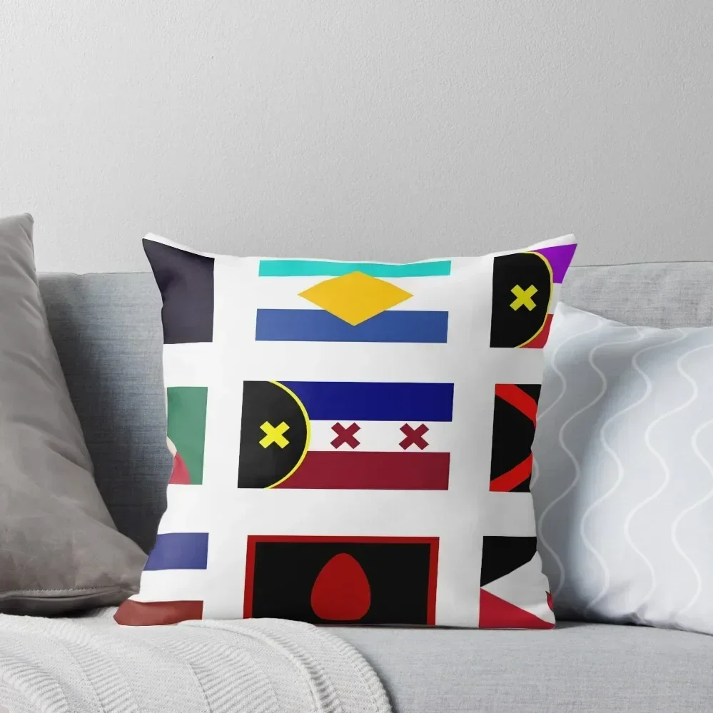 

All Dream SMP Country Flags Sticker Pack Throw Pillow covers for pillows Sofa Decorative Covers pillow
