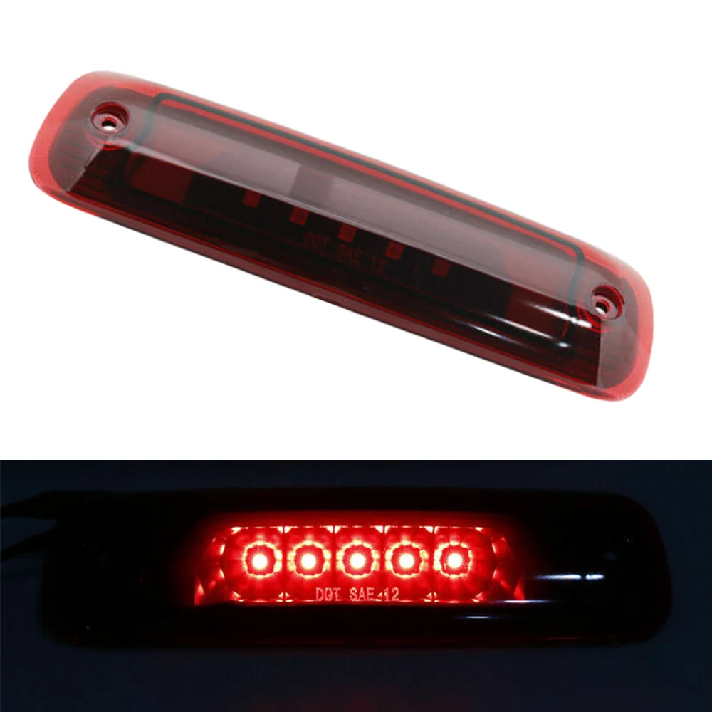 

Red/Smoke Lens Red Light Third 3rd Brake Light Waterproof LED Third Brake Light for the Jeep Cherokee XJ 1997-2001