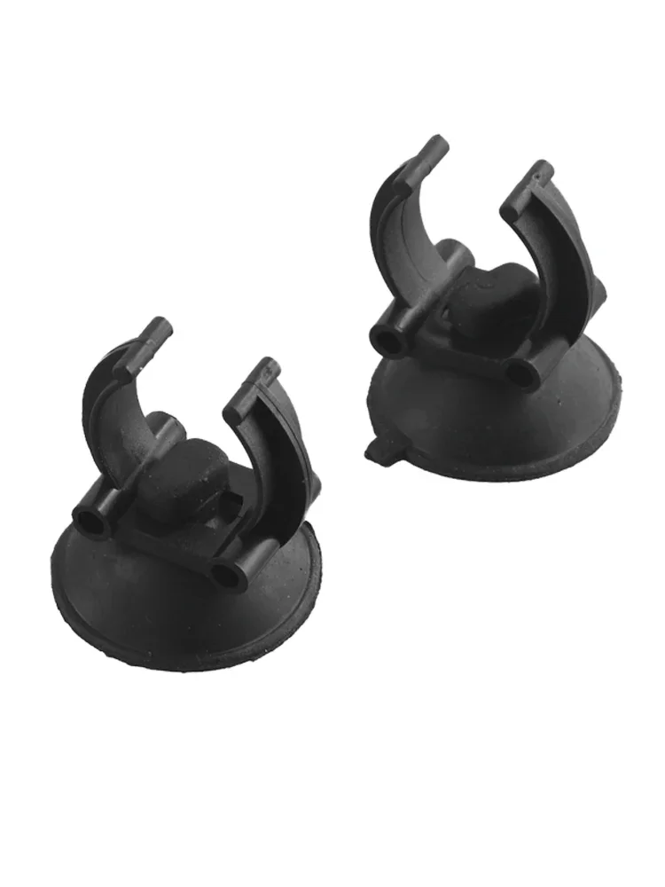 

2PCS Aquarium Heater Suction Cups Suckers Clips 30mm Dia Holders Clamps For Fish Tank Accessories Black Pet Supplies