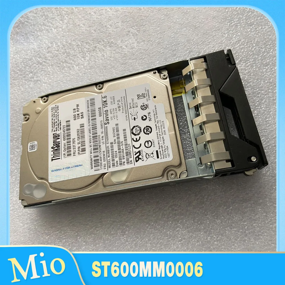 

600 ГБ для Lenovo 03T7876 600G SAS 10K 6 ГБ 2,5 дюймов ST600MM0006 жесткий диск для сервера