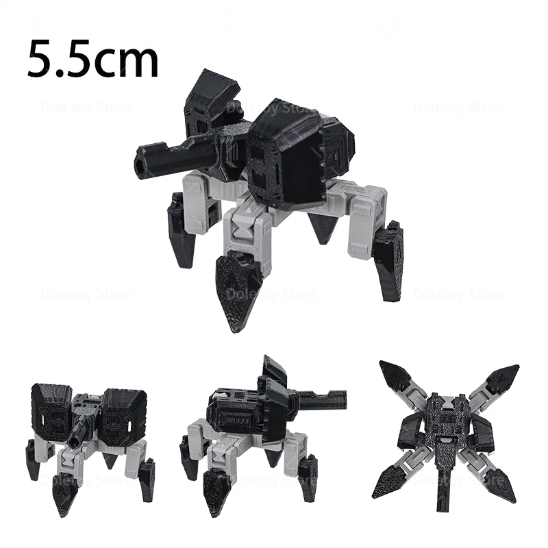 Neue 3D-gedruckte Kriegsmaschine Serie Mini beweglicher Kampfpanzer Sentry Drone Artillery Launcher Actionfigur Raumdekoration Geschenke – Detail 14