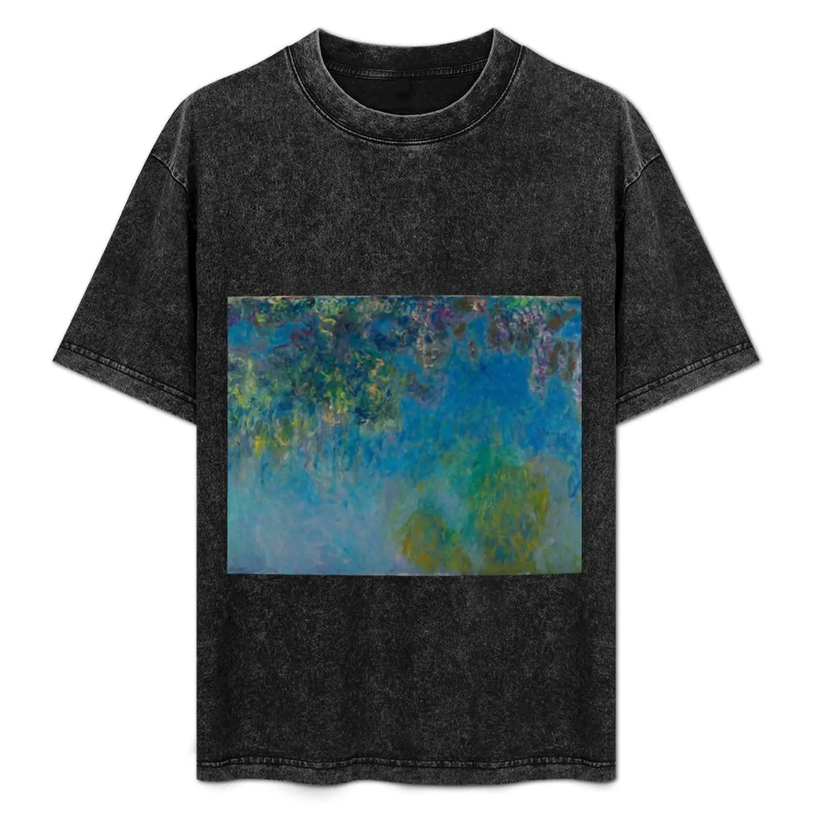 Claude Monet Wisteria T-Shirt hippie clothes vintage t shirts cute clothes sweat mens cotton t shirts