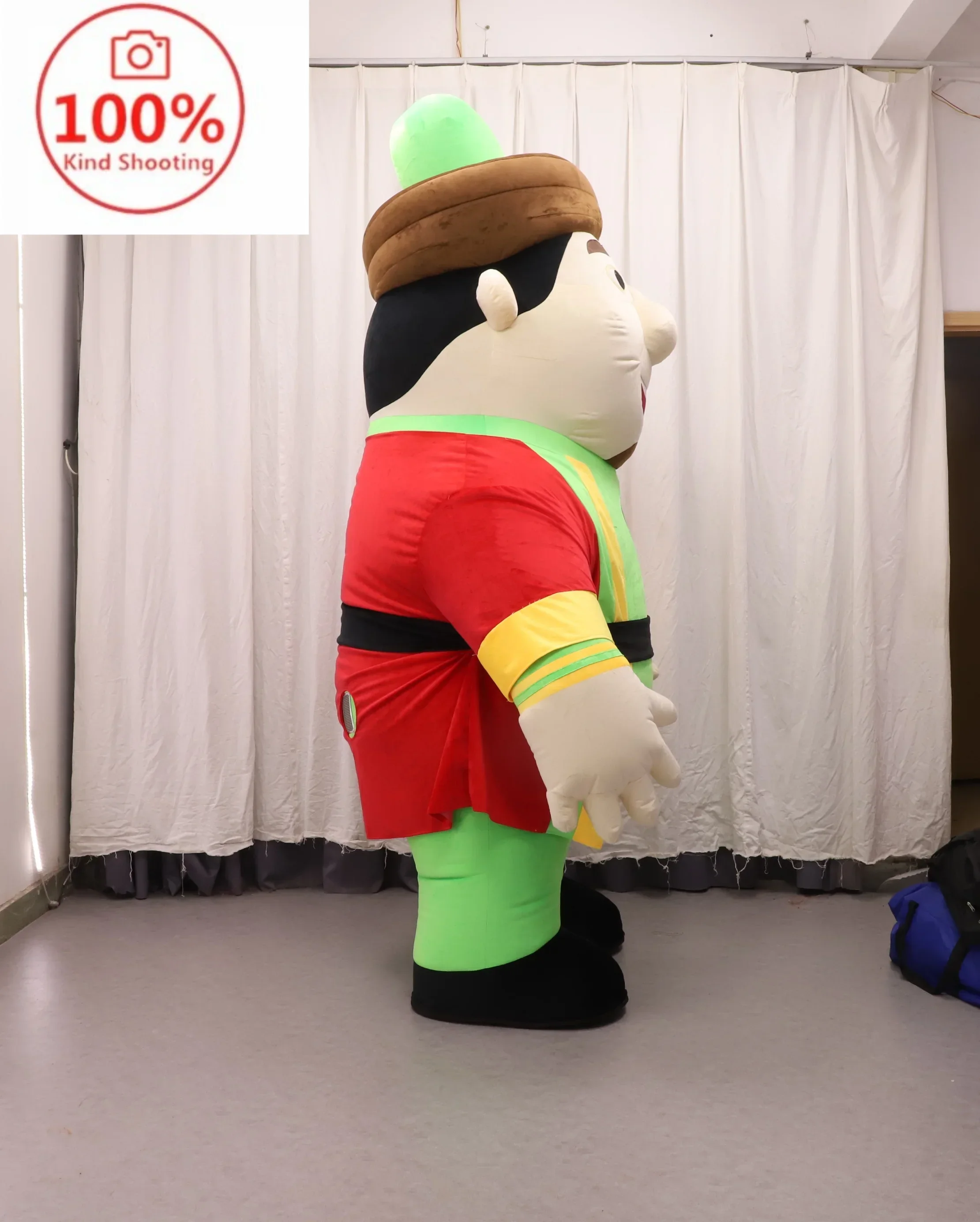 Costume de personnage humain gonflable pour adultes, Costume de marche portable pour tout le corps, pour événements, fête, Halloween, carnaval, robe fantaisie