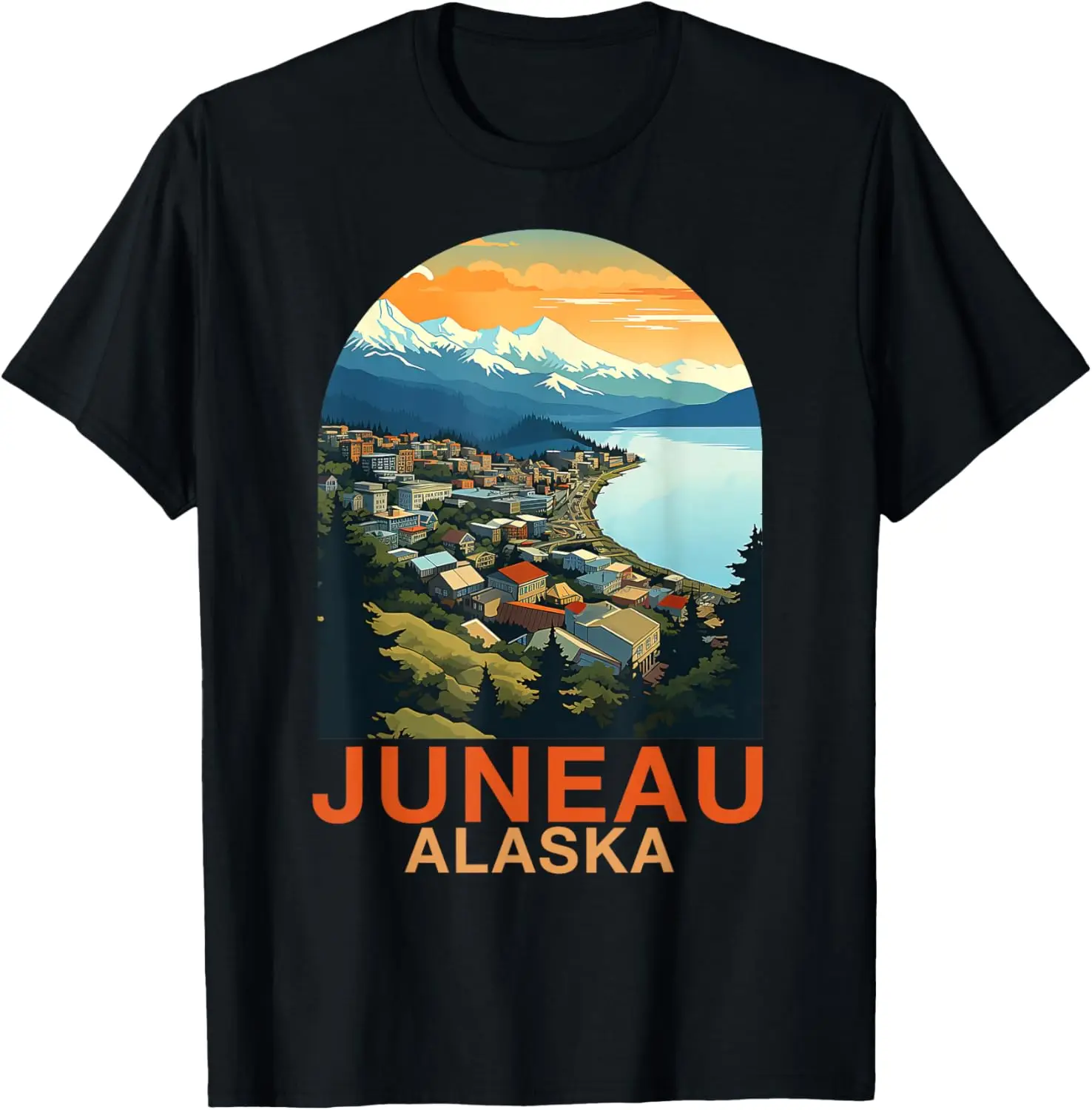 

Juneau Travel Traveling Adventure Vacation Juneau Alaska T-Shirt