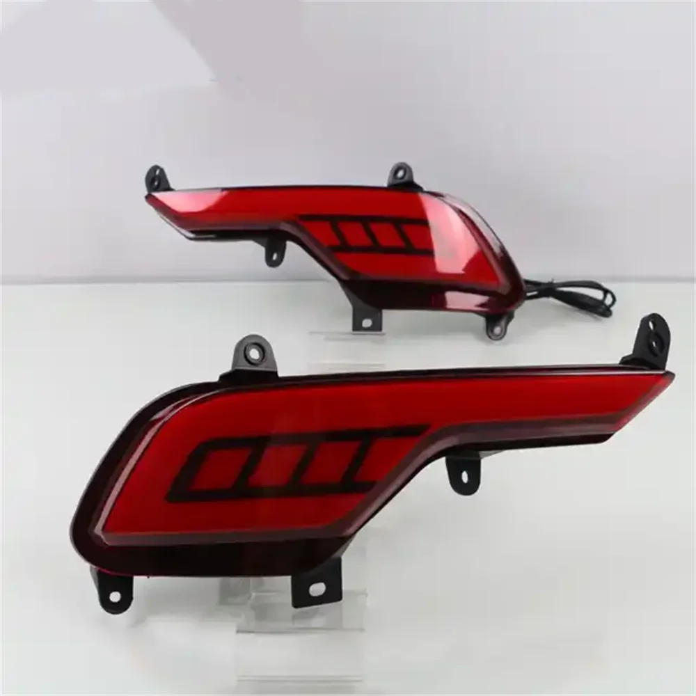 For Hyundai Santa Fe/IX45 2016 2017 Car LED Tail Light Reflector Rear Bumper Light Fog Lamp Stop Brake Light