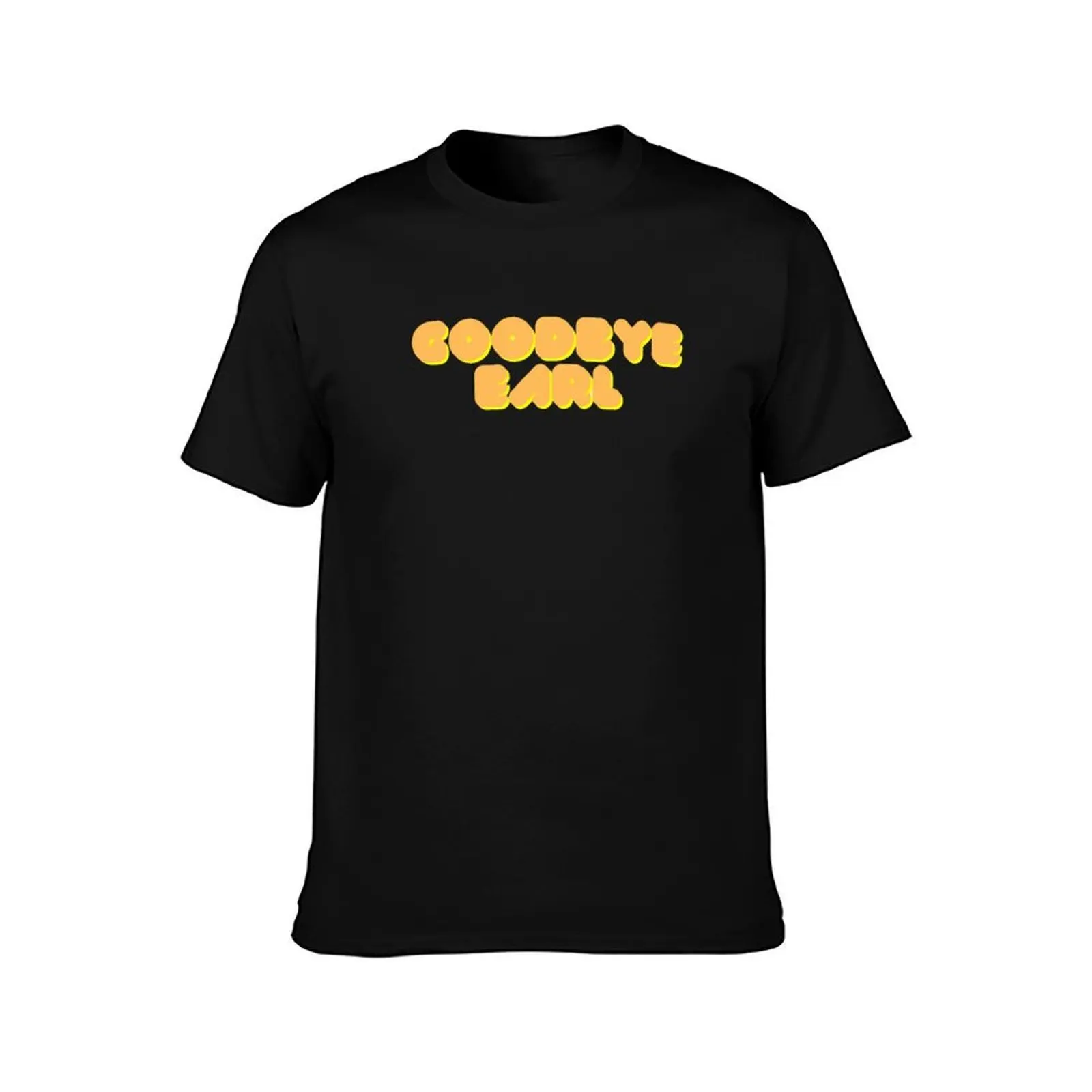Goodbye earl T-Shirt, Summer Casual Cotton Tee, Oversized Streetwear Tops, Vintage Graphic Print, Loose Fit Short Sleeve