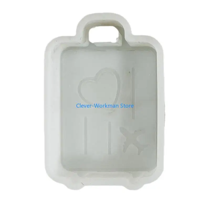 24TD الأمتعة الطائرات سيليكون قالب شمع اليدوية الجبس قالب الصابون DIYs شمعة معطرة صنع قوالب الراتنج الديكورات المنزلية