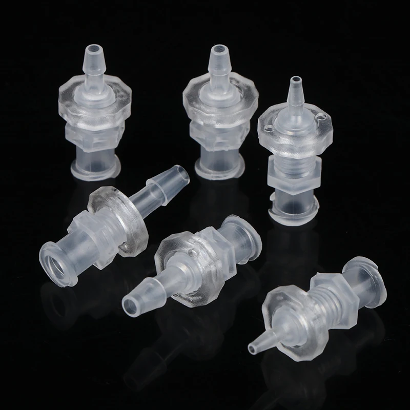 2Pcs/lot Luer Lock Adapter PP Plastic Air Valve Pipe Dispensing Glue Subpackaging Syringe Barrel Instrument Fitting Connector