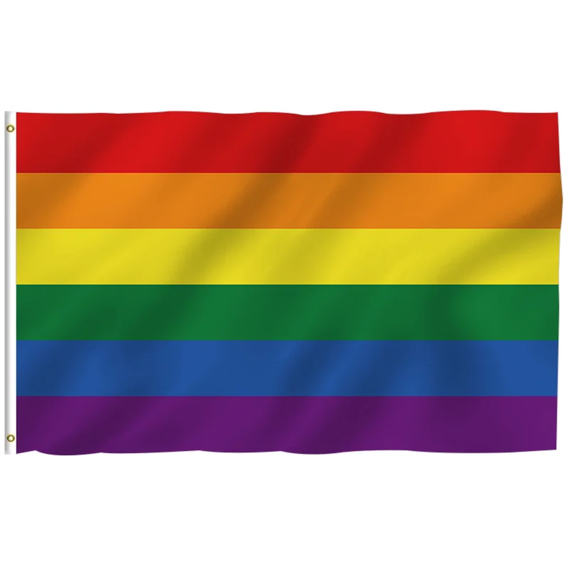 

90x150CM LGBT Gay Rainbow Pride Flag