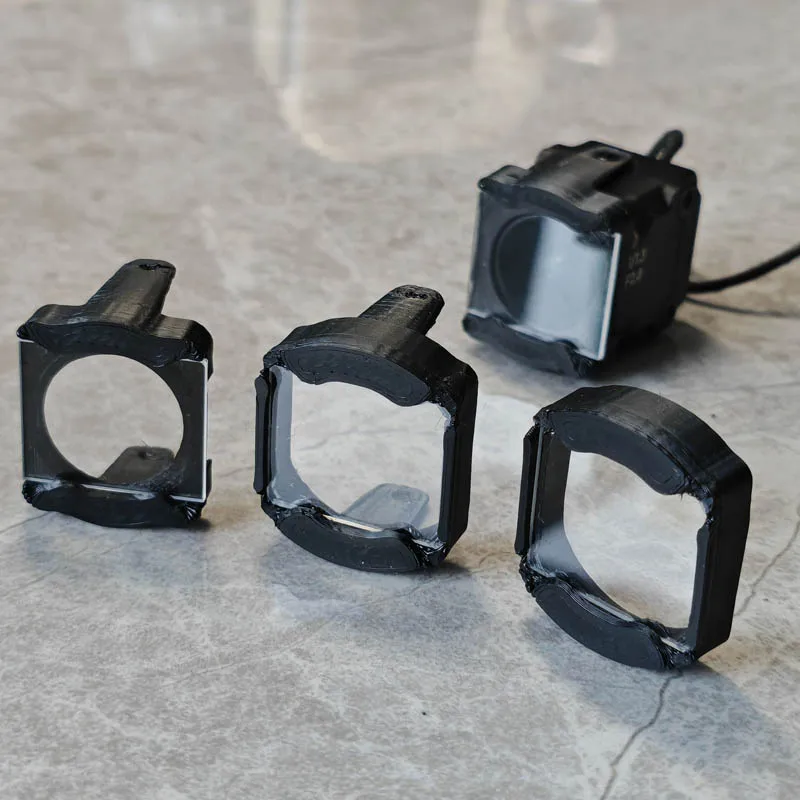 For DJI O4 Pro Protective Cover with UV/ND8/ND16/ND32 Quartz Glass Filter 3D Printed Frame No Vignetting for RC FPV Drone