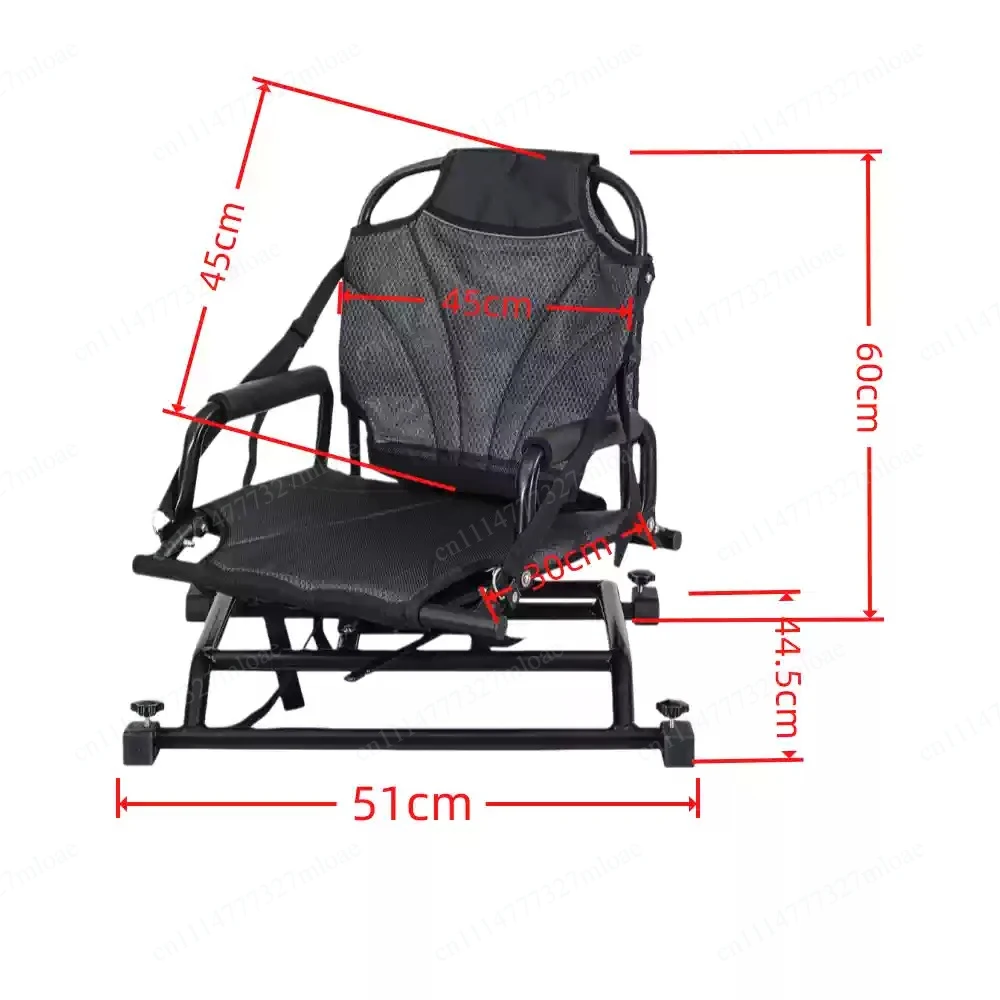 Kayak matching aluminum alloy seat 360 ° rotating high-end seat
