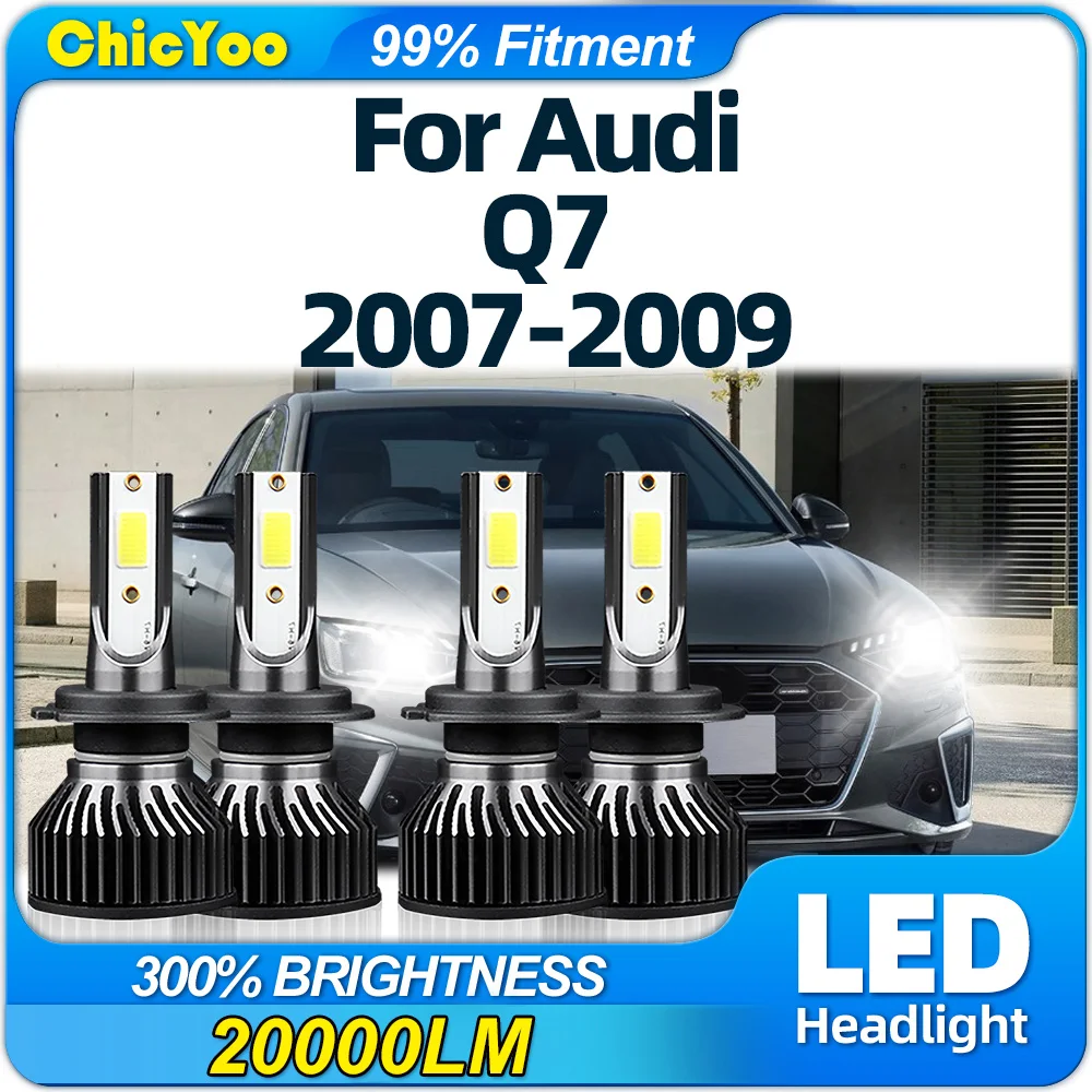 

H7 Canbus LED Headlight 240W High Power Turbo Auto Lamps 6000K CSP Chip Car Lights 12V Plug And Play For Audi Q7 2007 2008 2009