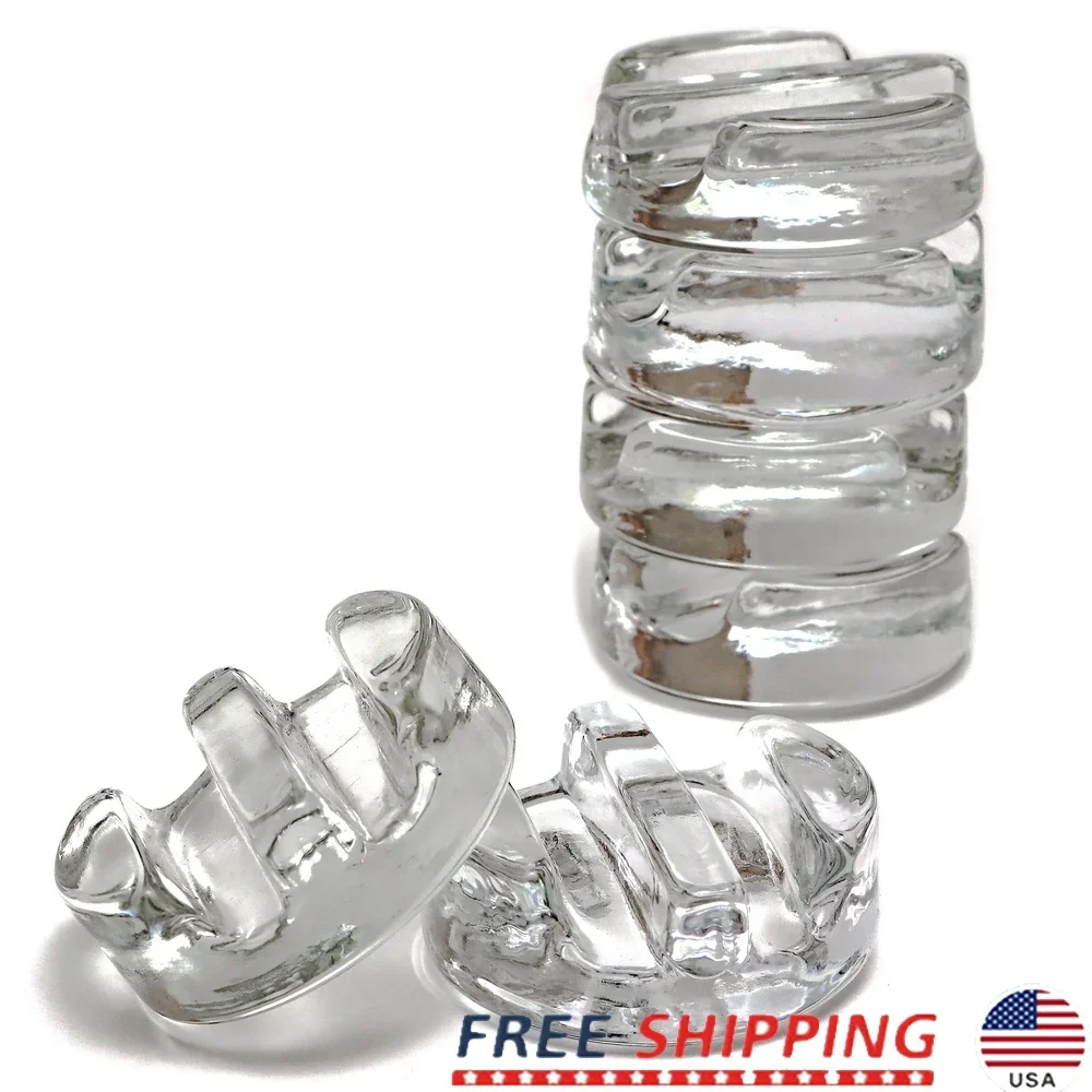 

Glass Fermentation Pickling Jar Weights For Wide Mouth Mason Jars Set of 6 Groove Grip)