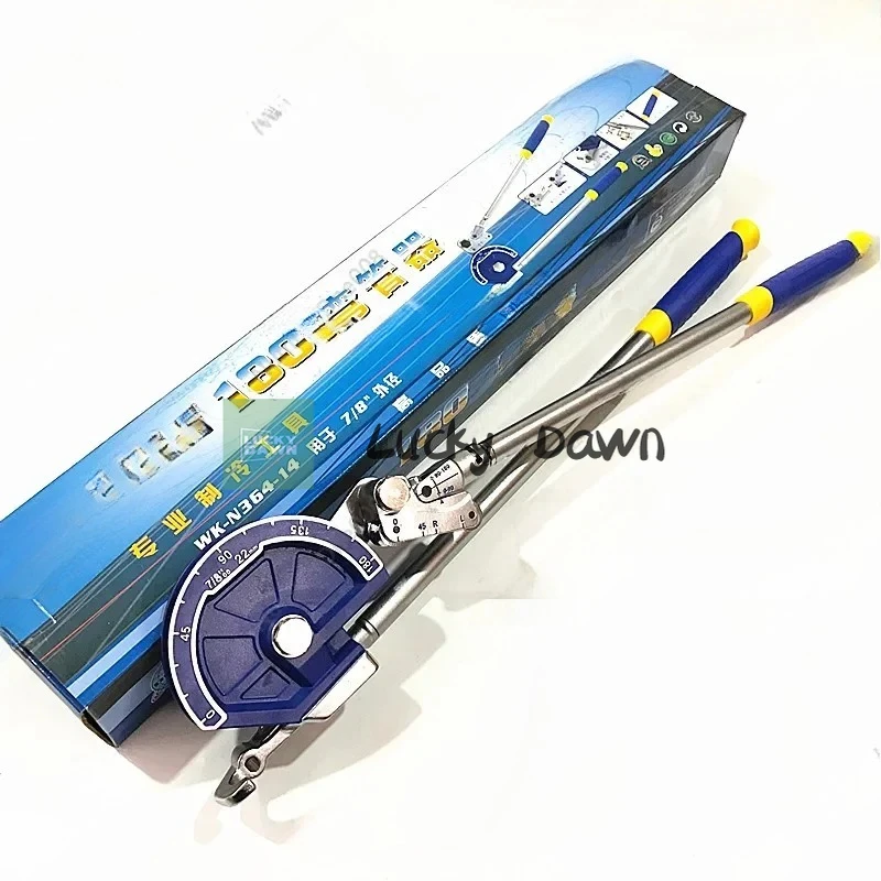 

8-22mm Manual Pipe Bender | Stainless Steel & Galvanized Iron Tool for AC Copper/Air Conditioner Pipes | HVAC Bending Kit