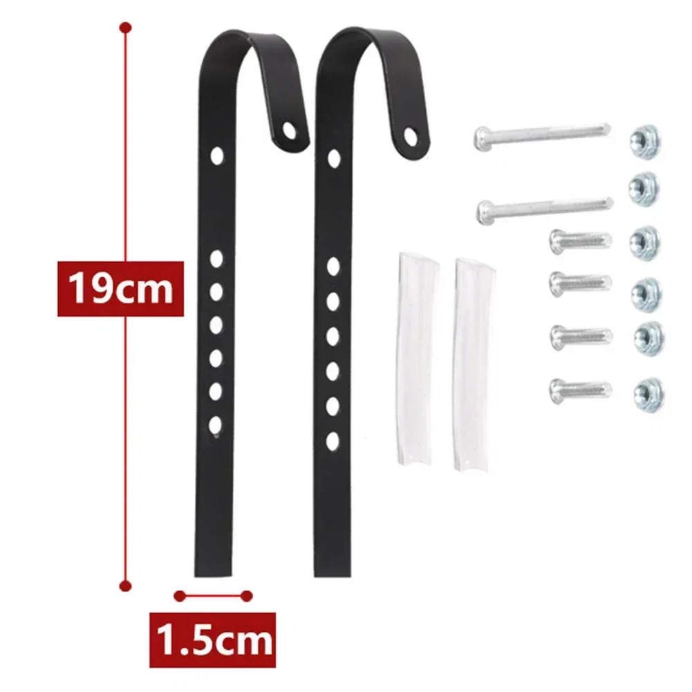 Hanging Hooks Bike Basket Hook Adjustable Aluminium Alloy Bicycle Accessories Bolts Fixed For E-bikes Adjustable Bike Accessory