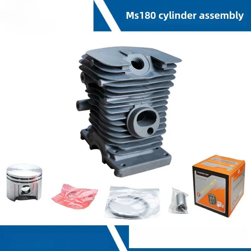 

38mm Engine Motor Cylinder Piston Needle Bearing for Stihl MS170 MS180 018 017 Chainsaw Parts Oil Seal Crankshaft Bearing