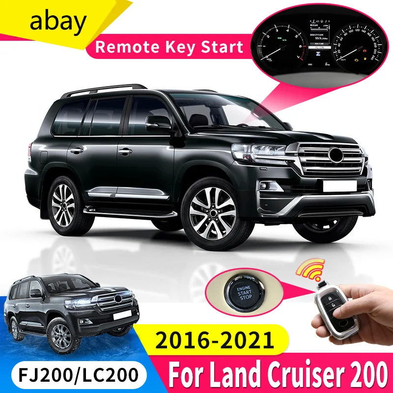 Remote Key Starter,For Toyota Land Cruiser 200 2016-2021 2020 2019 Interior Upgraded Modification accessories,body kit LC200