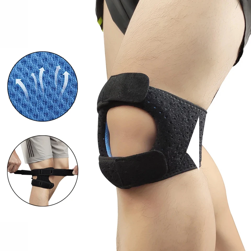 Adjustable Patella Knee Strap Professional Knee Brace Support Running Arthritis Jumper Tennis Basketball Knee Pads Pain Relief