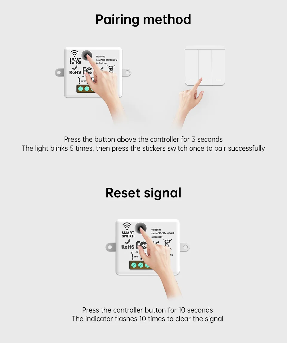 Schalttafel-Controller für die Lichtsteuerung, geeignet für die Dimmung der Heimbeleuchtung – Detail 4