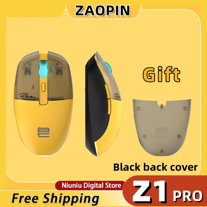 

Zaopin Z1Pro wireless mouse PAW3395 26000DPI TTC RGB long battery life 65g Lightweight For Laptop PC Mac Accessories