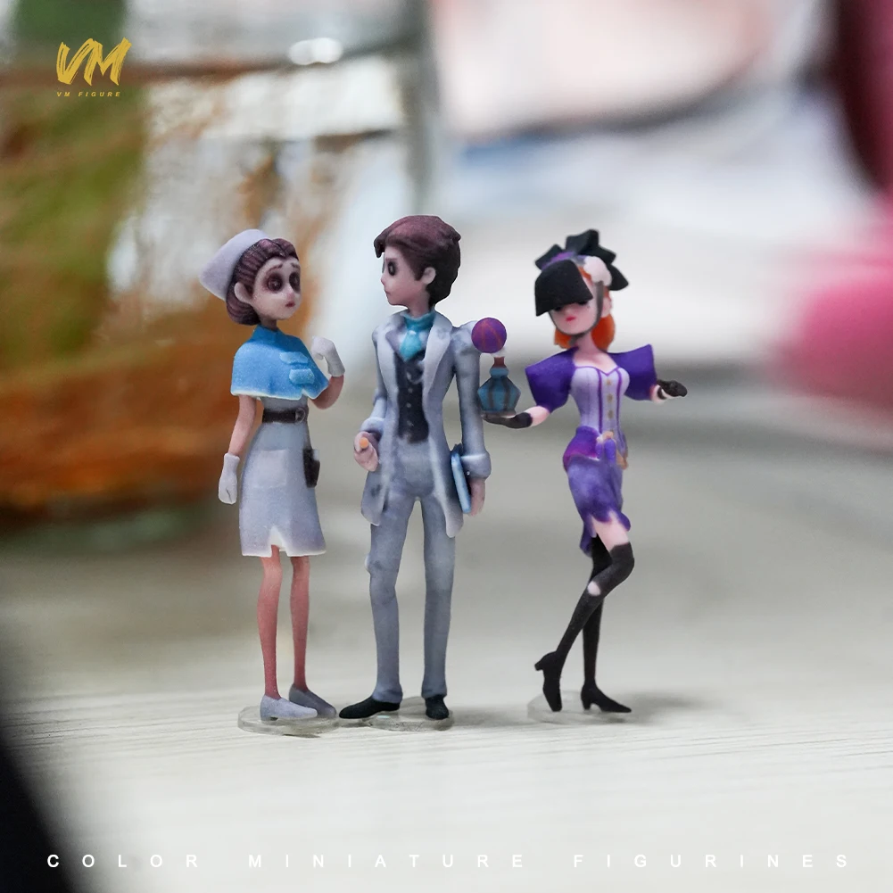 

Painted Miniature 1/64 1/35 Scale Anime Game Characters Perfumer Novelist Doctor Figure Scene Figurine Props Crafts Model Decor