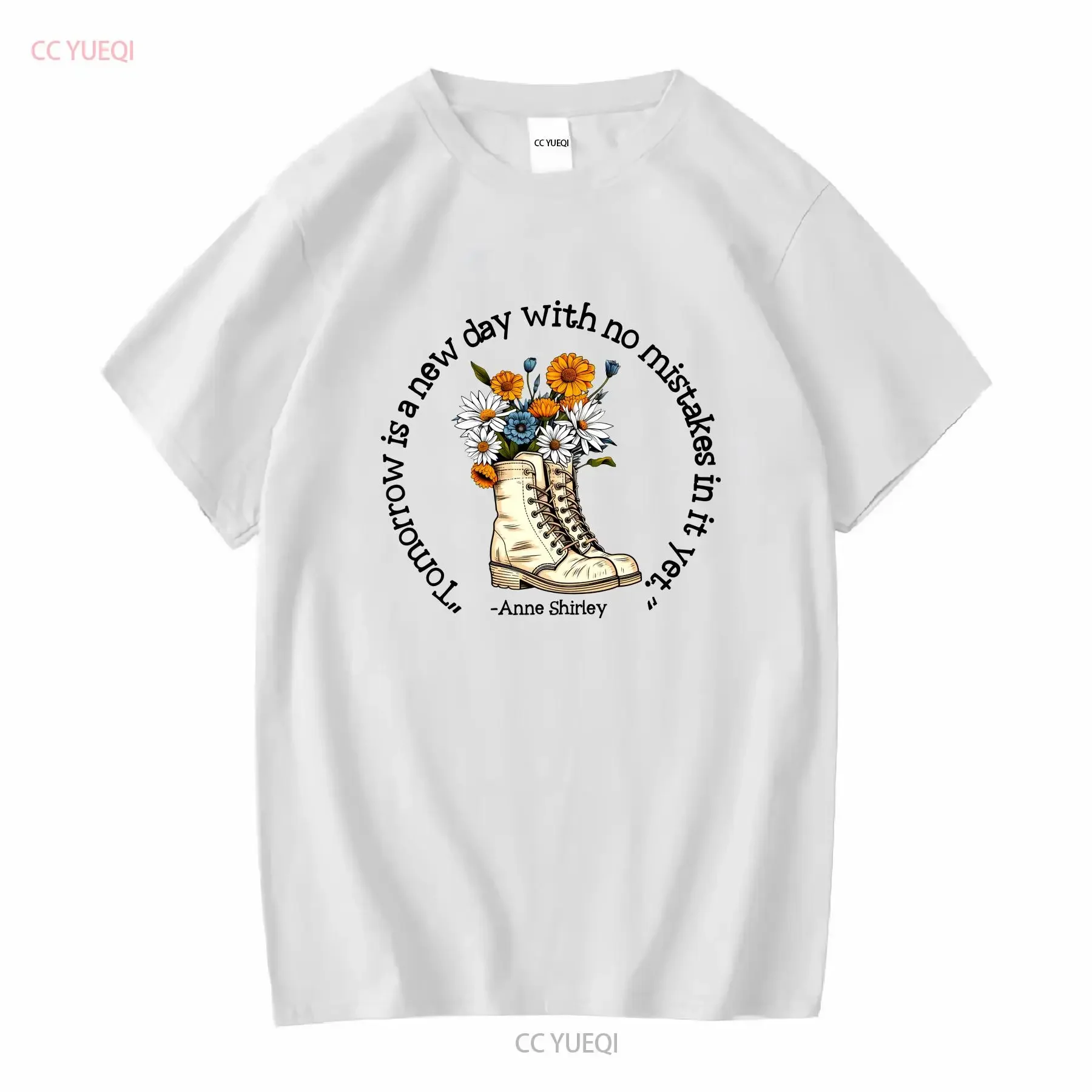 Anne Of Green Gables T Shirt Shirley Quote Cottagecore New Day No Mistakes Cottage Core With An E Spring vintage Washed
