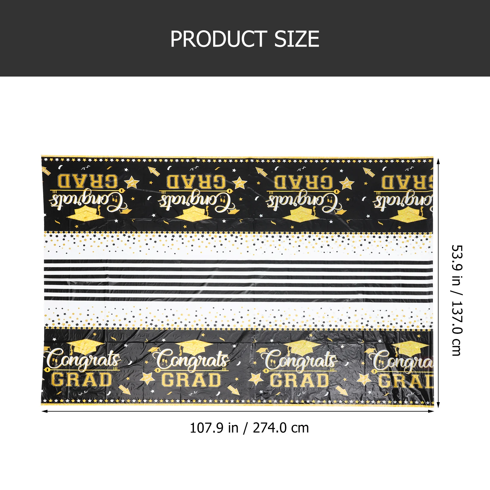 

Safe Pe Graduation Table Runner Chic Style Easy Clean Home Hotel Restaurant Festival Decor 2023 Grad Party Graduation Tablecloth