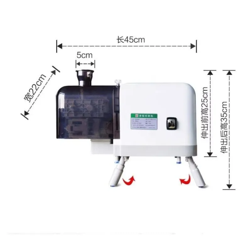Competitive Price Horizontal Electrical Cutter Multifunction Vege   Shred Machine for Sale for Green Onions
