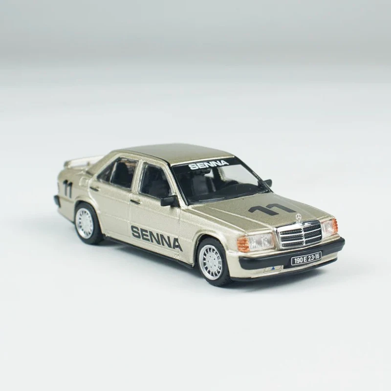 TW Auf Lager Mercedes Benz 1:64 190 E 2,3–16 Race Of Champion 1984 Ayrton Senna Druckgussauto-Modellsammlung Spielzeug Tarmac Works