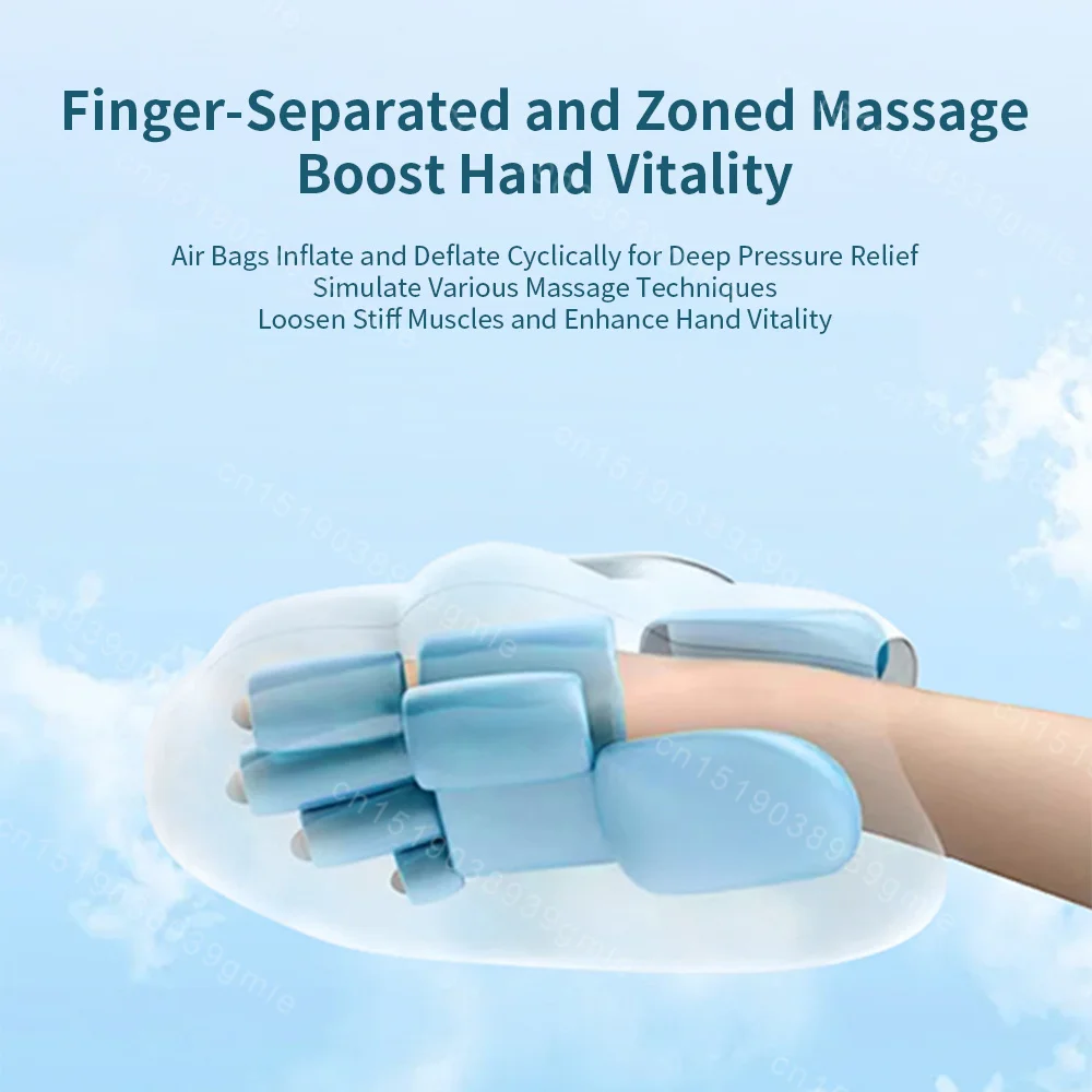 

Ручной массажер автоматически разминает суставы пальцев, облегчение боли, подушка безопасности, разминание ладоней, массажное устройство для акупунктурных точек, инструмент для красоты и здоровья