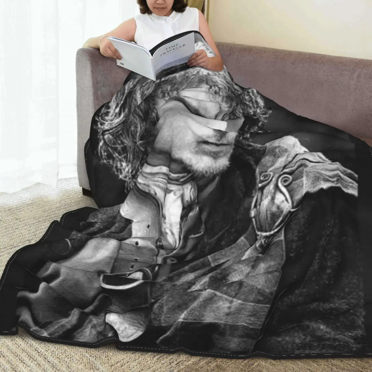 Jamie Fraser Outlander Blanket Television Camping Flannel Bedding Throws Warm Soft Couch Bed Design Bedspread Gift