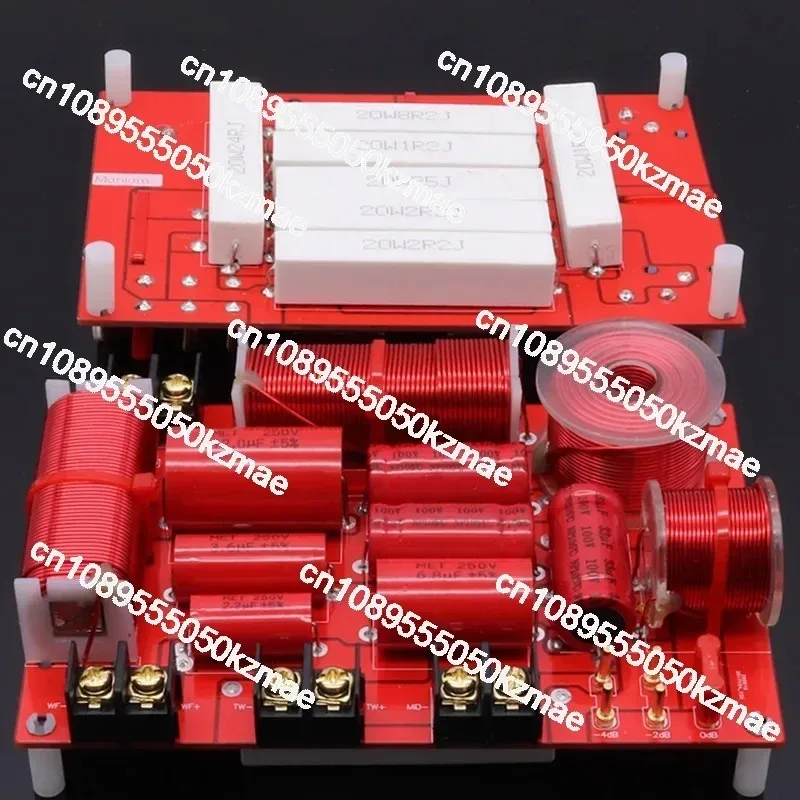 3-Way  Speaker Unit, Complete Set with Crossover for Home Audio Upgrade