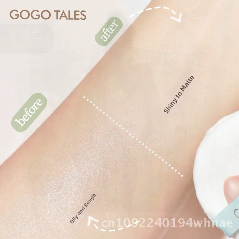 GOGO TALES Naked Feeling Matte Makeup Powder Natural Look Honey Shade Neutral Oily Dry Skin Friendly Easy to Remove Setting