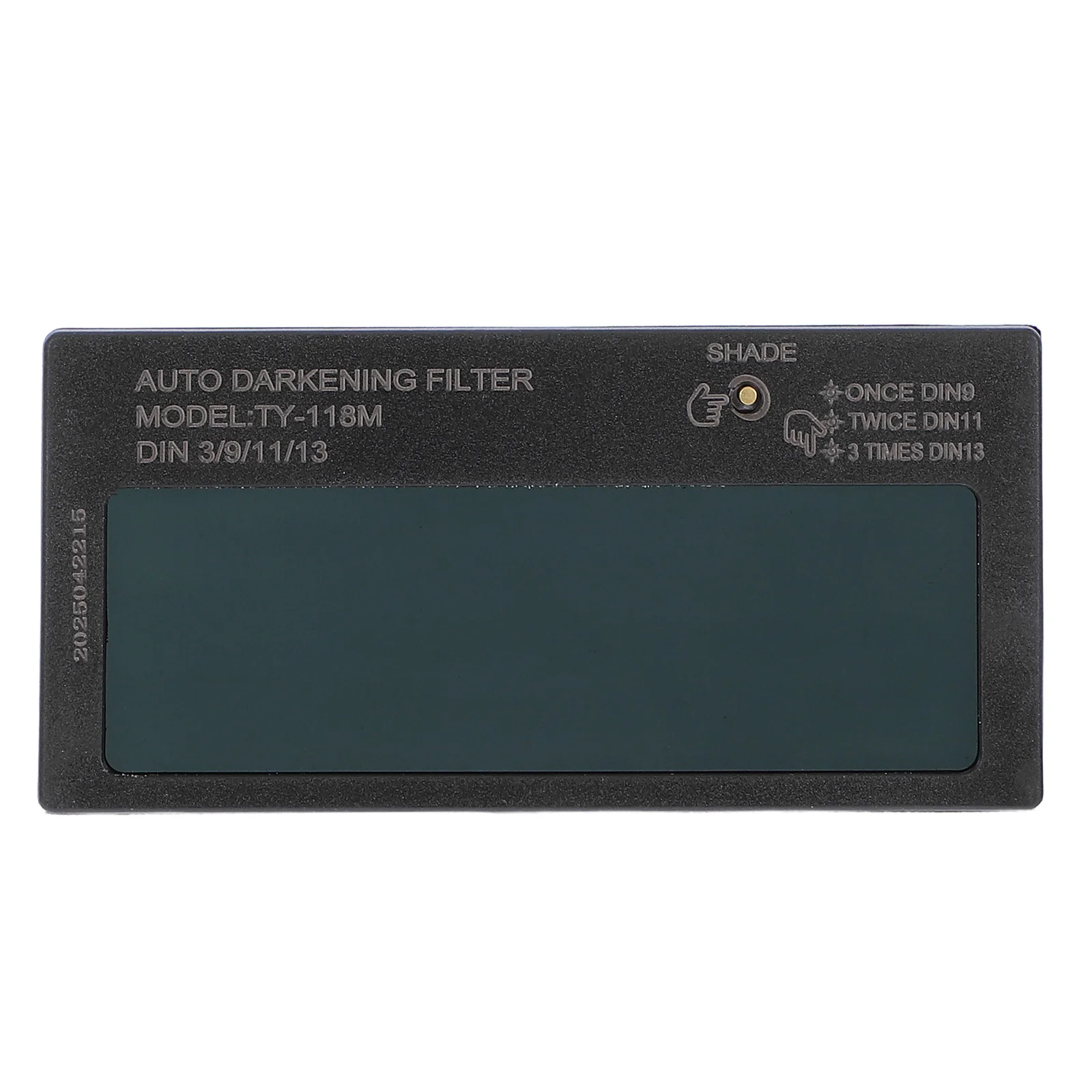 Replacement Auto-Darkening Welding Lens Solar Powered Fast Switching Filter for Mask Visor Lightweight Comfort Secure Fit